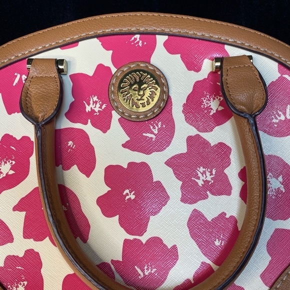 Ann Klein - Red Poppy Floral Purse - Picture 2 of 8